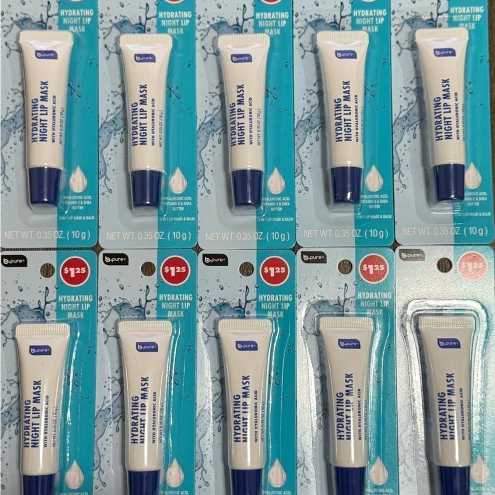 Viral Bpure Hydrating Night Lip Mask Set of 10 Tiktok Viral HTF
